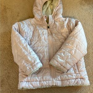 Toddler girls pink north face jacket